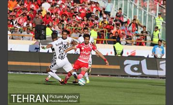 دیدار پرسپولیس و راه آهن در لیگ برتر فوتبال 11