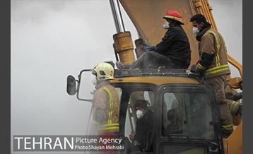 ششمین روز آواربرداری ساختمان پلاسکو -1 17