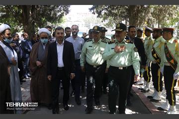 آیین نام گذاری پل بهاران به نام شهید امنیت محمدعلی بایرامی