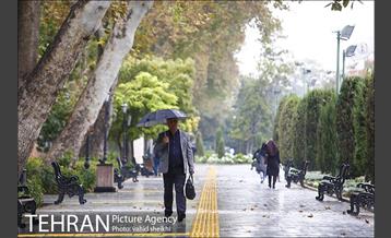 بارش نخستین باران پاییزی در تهران 8