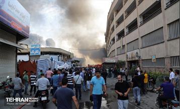 حریق در بازار آهن شادآباد 31