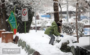 بارش برف در تهران 6