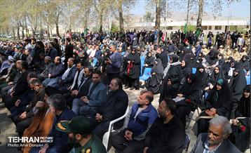 تشییع پیکر پاک و مطهر شهید گمنام در فدراسیون تیراندازی 11