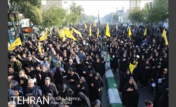 حضور شهروندان منطقه 15 در راهپیمایی اربعین امام حسین(ع) 6