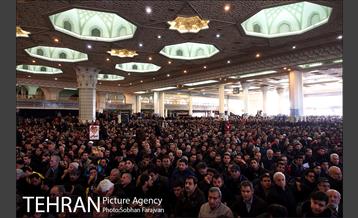 تشییع شهدای آتش نشان در شبستان مصلی-2 13