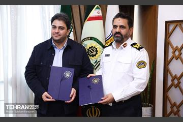 انعقاد تفاهم‌نامه همکاری میان معاونت حمل و نقل و ترافیک با پلیس راهور تهران بزرگ 1