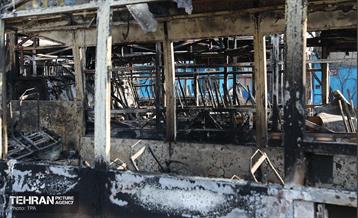 خسارات وارده به اتوبوس‌های شهر تهران 14