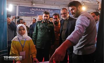 بازدید شهردار تهران از چهارمین رویداد سراسری تولید محتوای دیجیتال بسیج 13