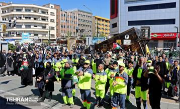 پردیس حماسی چهار راه ولیعصر(عج) در روز قدس 27