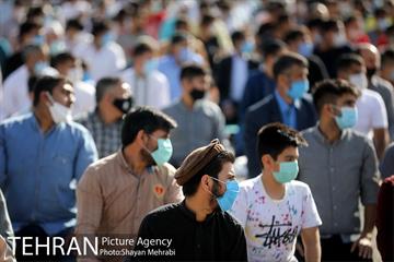 اقامه نماز عید فطر افغانستانی های اهل تسنن مقیم تهران 37