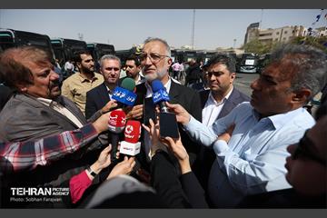آیین بهره‌برداری از ۲۰۱ دستگاه اتوبوس برقی 4
