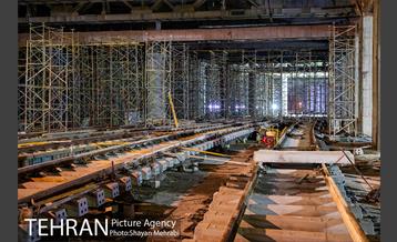 "پایانه اکباتان" اولین و تنها پارکینگ زیرزمینی قطارهای شهری 30