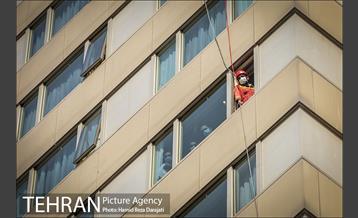 مانور عملیات آتش نشانی در شمال تهران 18