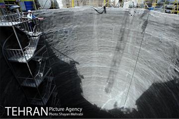 مراسم ورود ماشین حفاری(TBM) به ایستگاه مترو امیرکبیر در خط 6 متروی تهران 2