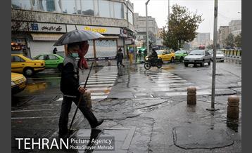 بارش باران پاییزی در تهران- 2