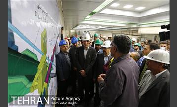 بازدید شهردار تهران از خط ۷ مترو  25