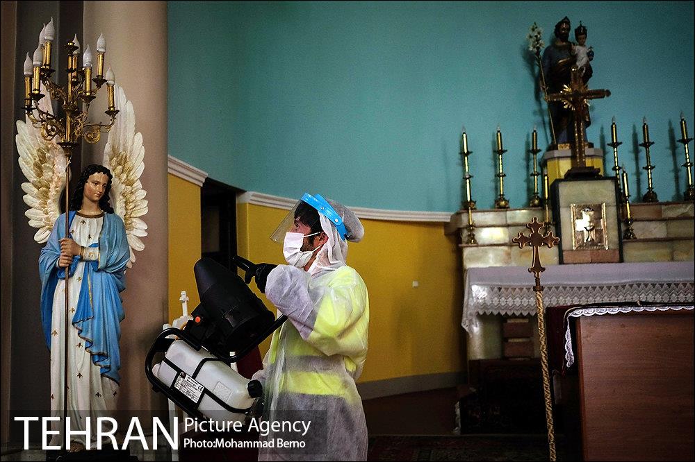 ضد عفونى مساجد و کلیساهاى منطقه 6 16