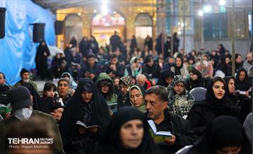 احیای شب بیست‌ویکم ماه رمضان امامزاده پنج تن لویزان 75