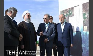 افتتاح پروژه1200 هکتاری کمربند سبز شهر تهران با حضور دکتر روحانی 3