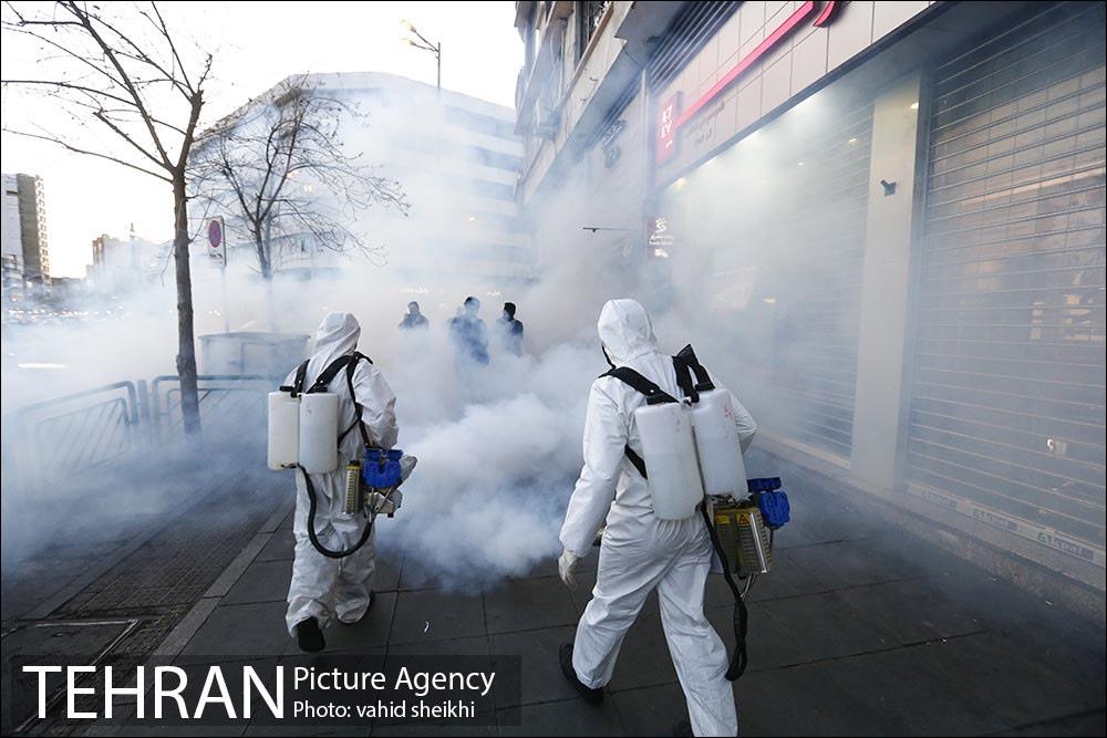 آئین رونمایی از تجهیزات جدید سازمان آتش نشانی پایتخت در ضدعفونی اماکن عمومی 5