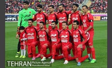 دیدار تیم های فوتبال پرسپولیس و تراکتور سازی