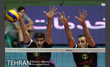 دیدار تیم های والیبال پیکان تهران و پارسه تهران