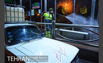 طرح ضدعفونی معابر شهری 12