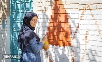 "نقش مهر" بر دیوارهای مدارس پایتخت 3