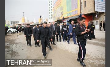 حضور سیدمحمدعلی افشانی شهردار تهران در کربلا 4