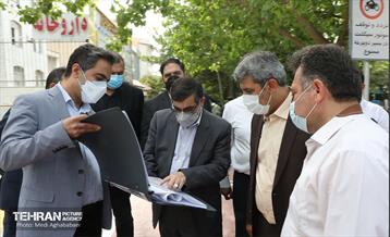 بازدید معاون هماهنگی امور مناطق از منطقه 8