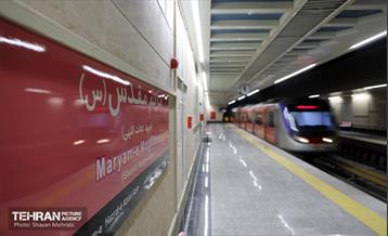 بازدید نمایندگان رسانه‌های خارجی از مترو مریم مقدس(س)  1