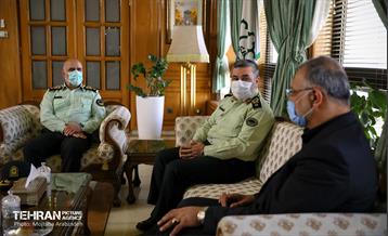 نشست شهردار تهران با فرمانده نیروی انتظامی 5