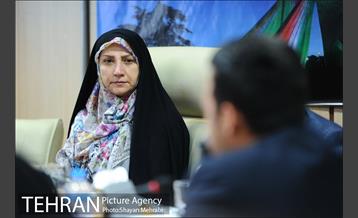 حضور زهرا نژاد بهرام در مرکز ارتباطات شهرداری تهران 7