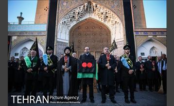 آیین تعویض پرچم حضرت عبدالعظیم حسنی(ع) 3