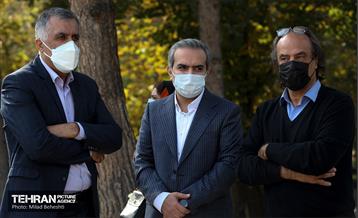 مراسم تشییع پیکر مرحومه ایران درودی هنرمند نقاش 2