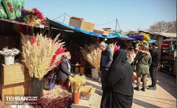 بازار گل شهید محلاتی در آخرین روزهاى سال 13
