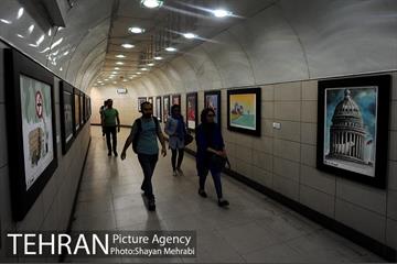 نمایشگاه عکس روز قدس در مترو تهران 4