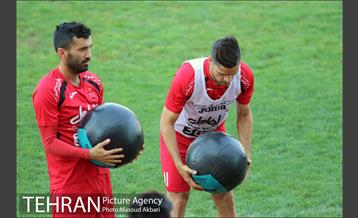 تمرین تیم فوتبال پرسپولیس تهران 7