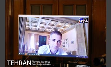 ویدئوکنفرانس شهردار تهران با شهرداران آتن و بوسنی 6