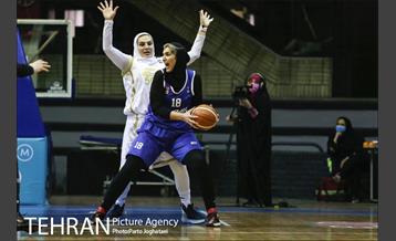 دیدار بسکتبال زنان  مهرام و گروه بهمن تهران 25