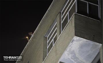 آتش سوزی در خیابان بهار تهران 44