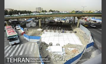 عملیات جمع آوری پل گیشا و احداث زیرگذر 2