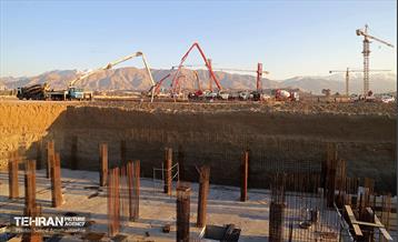 بتن‌ریزی در ابرپروژه ۸۰۰۰ واحدی مسکن آتش‌نشانان تهران 18