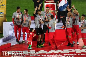 جشن قهرمانی تیم فوتبال پرسپولیس