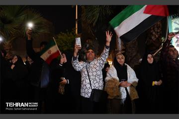 تجمع مردم تهران در حمایت از پاسخ به رژیم صهیونیستی 14