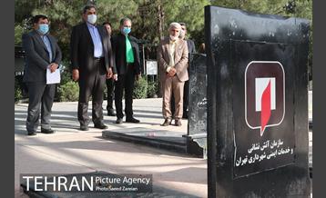 حضور شهردار تهران در بهشت زهرا(س) و مزار شهدای آتش نشان 14