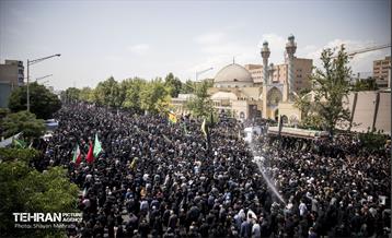 تشییع پیکر شهدای خدمت - ۴ 62