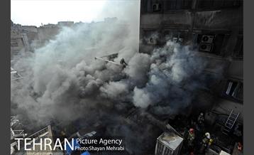 آتش سوزی پاساژ مهستان-2 8