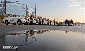 رزمایش زمستانه مشترک شهرداری تهران و پلیس راهور 43