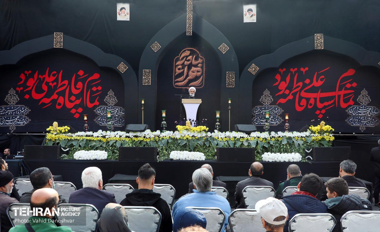 عزاداری شهادت حضرت فاطمه(س) در منطقه 17 51